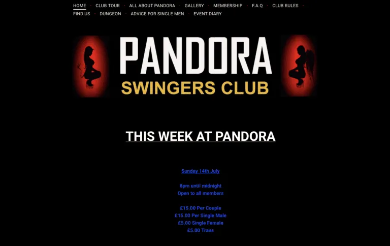 Pandora Swingers Club Leeds