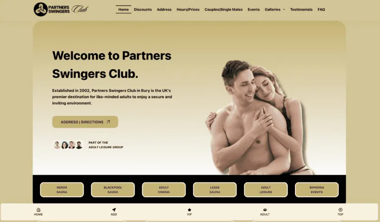 Partners Swingers Club Bury